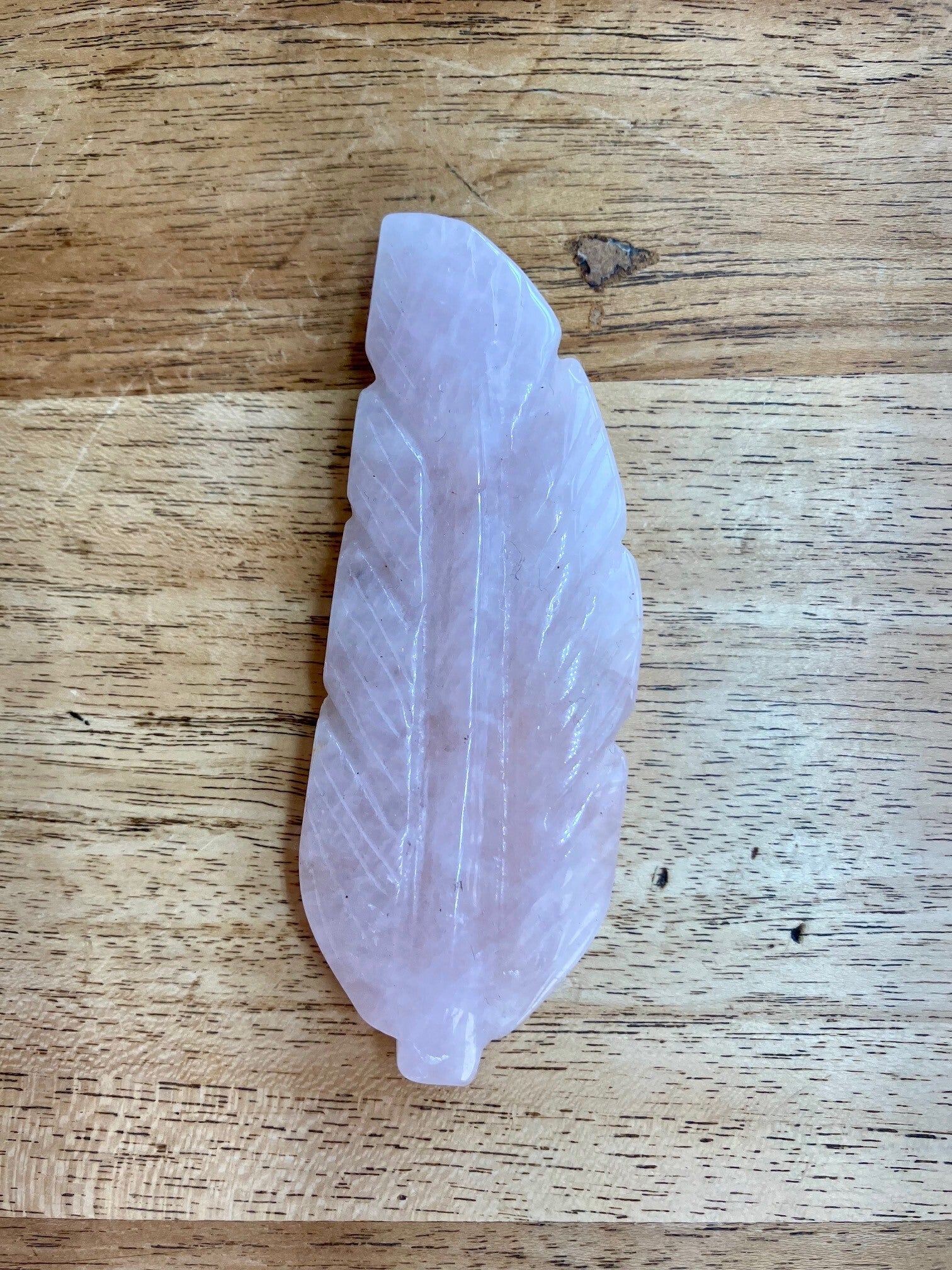 Roze kwarts veer 1