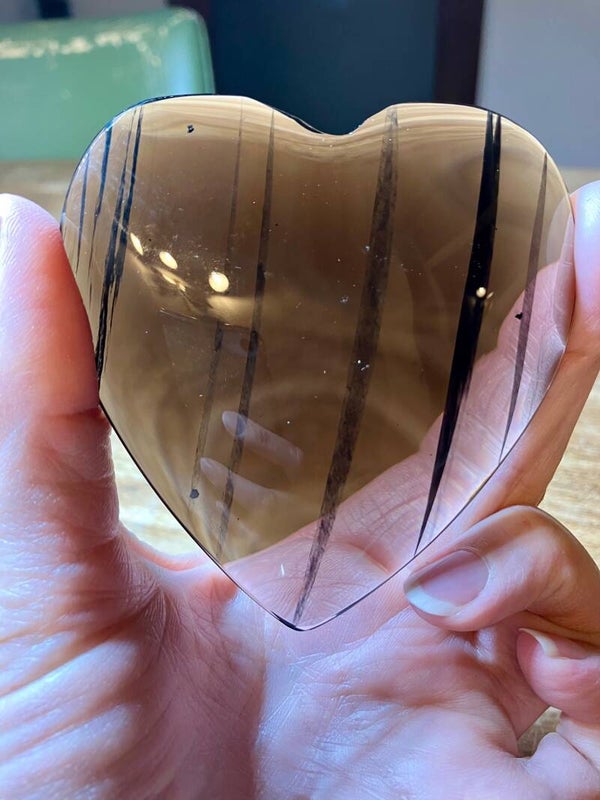 Lamellen obsidiaan hart