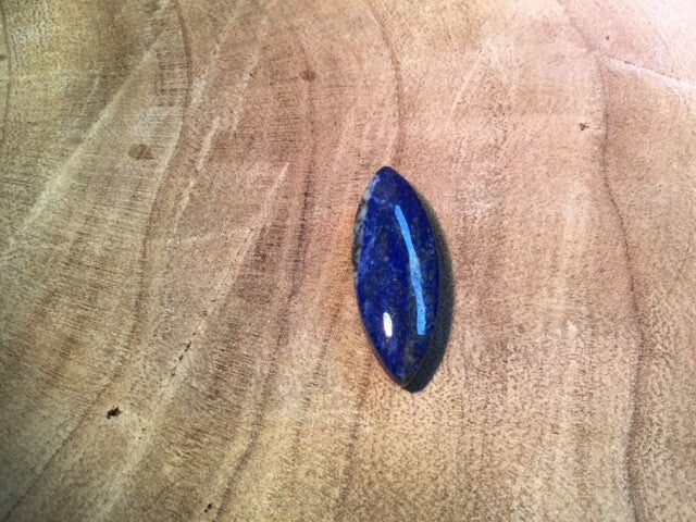 Lapis lazuli hanger - langwerpig