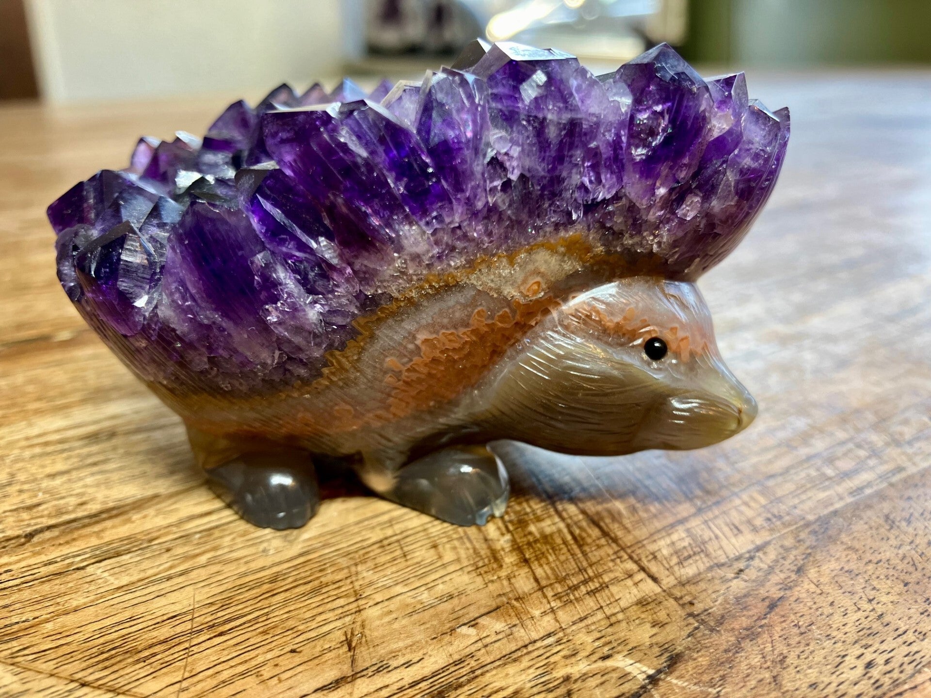 Amethist egel 1