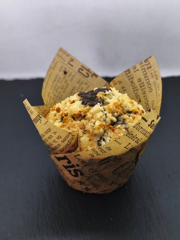Muffins Chocolat noir / Pralin  (4 pièces)