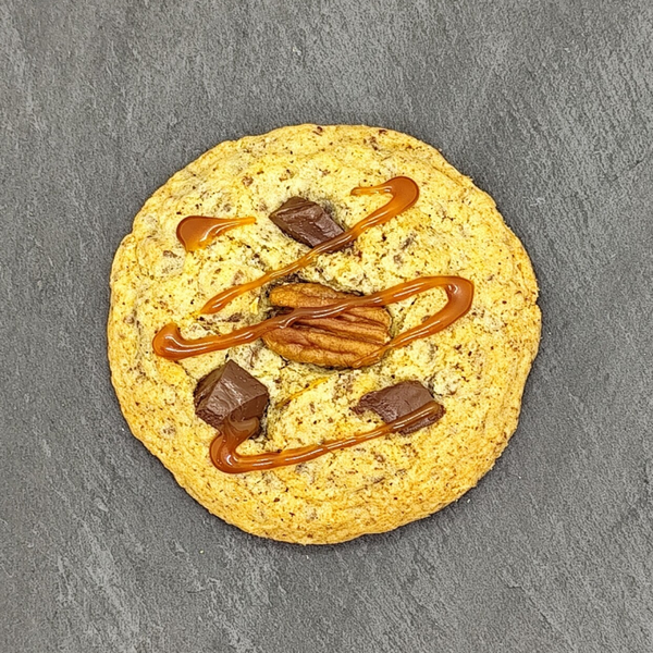Cookies Chocolat noir / Noix de pécan / Caramel (6 pièces)