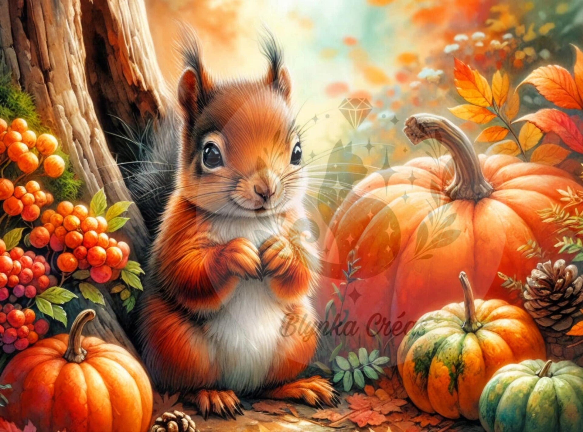 Citrouilles et Noisette de Lum'ia