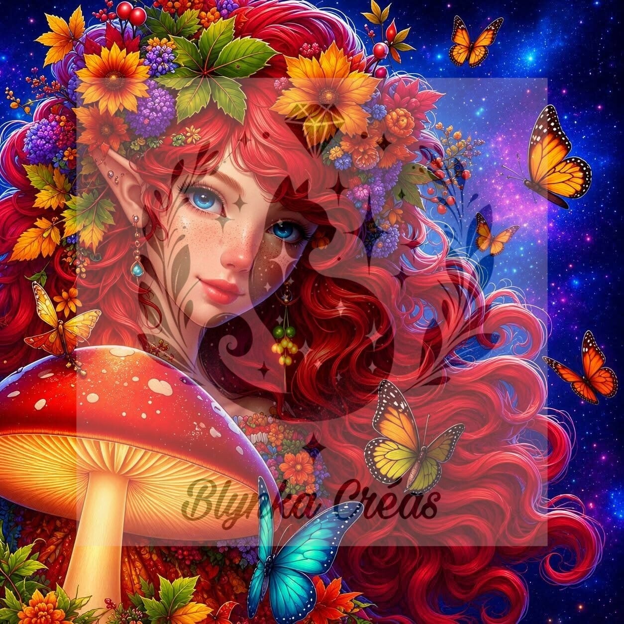 Ambre et la Magie d'Automne de Jiji Art