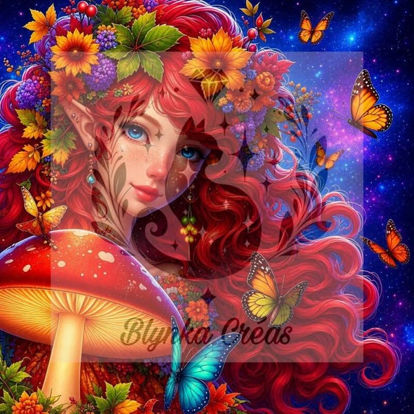 Ambre et la Magie d'Automne de Jiji Art