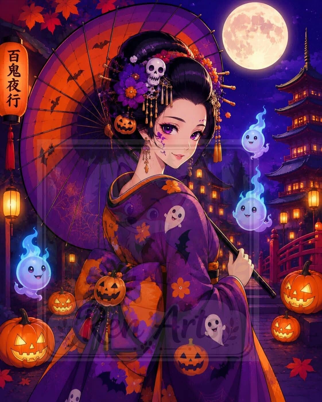 🎃 La Belle Hantée de Ren Arts  (Hybrid Render)
