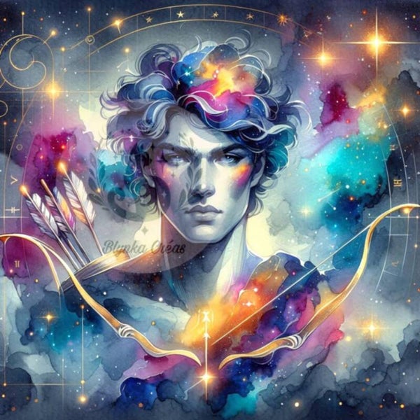 Signe Astrologique Sagittaire m de Lum'ia