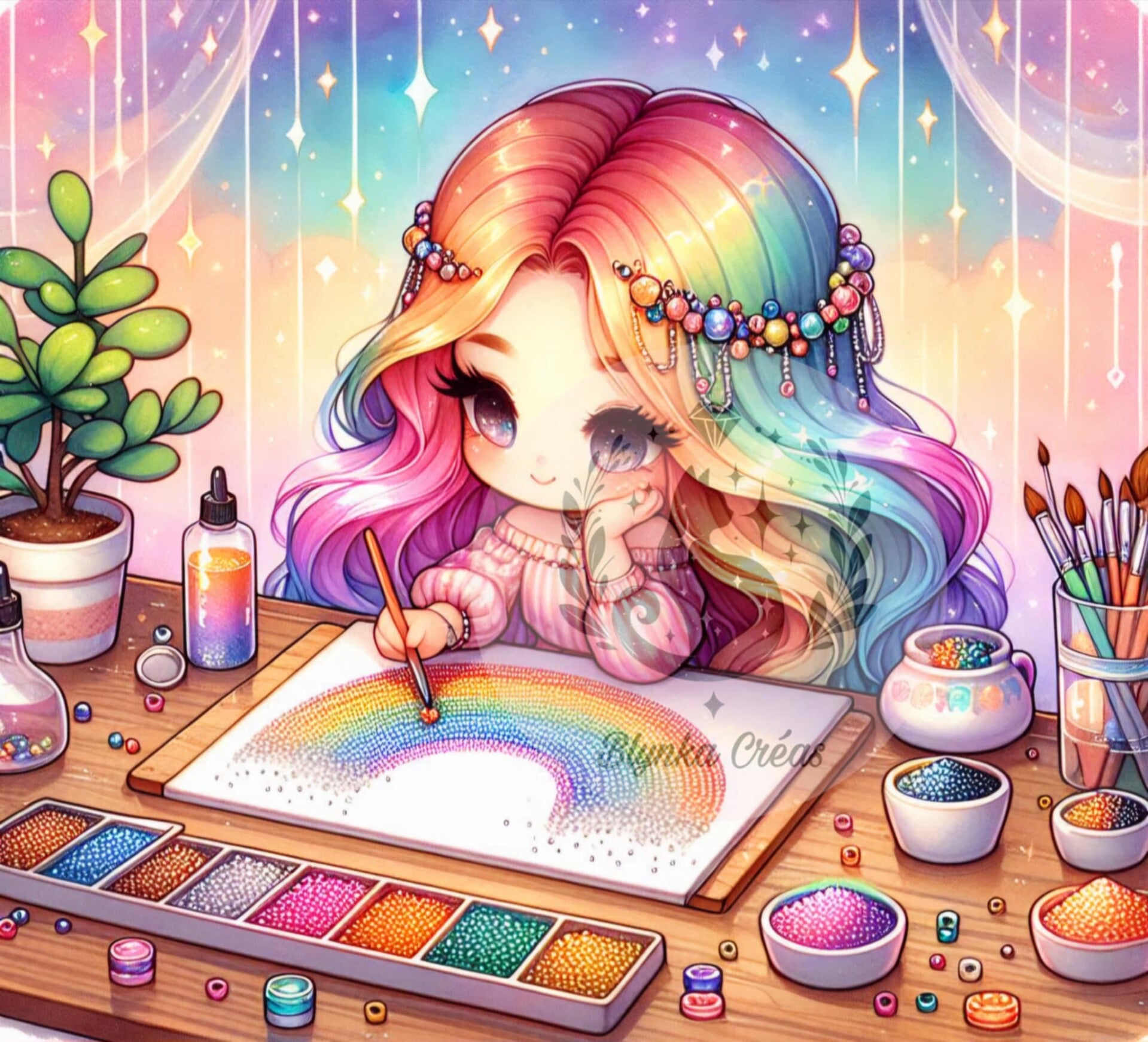 L'artiste Arc-en-Ciel de Lum'ia