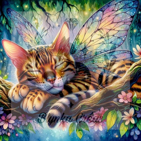 En Stock : Le Bengal aux Ailes de Cristal de Lum'ia