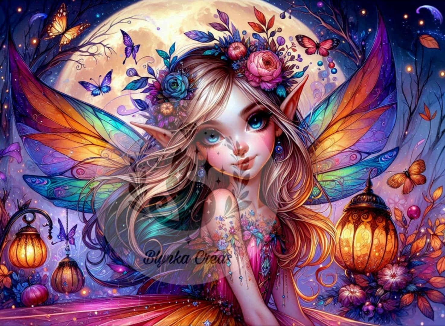 Calista : La Fée des Lanternes d'Halloween de Lum'ia