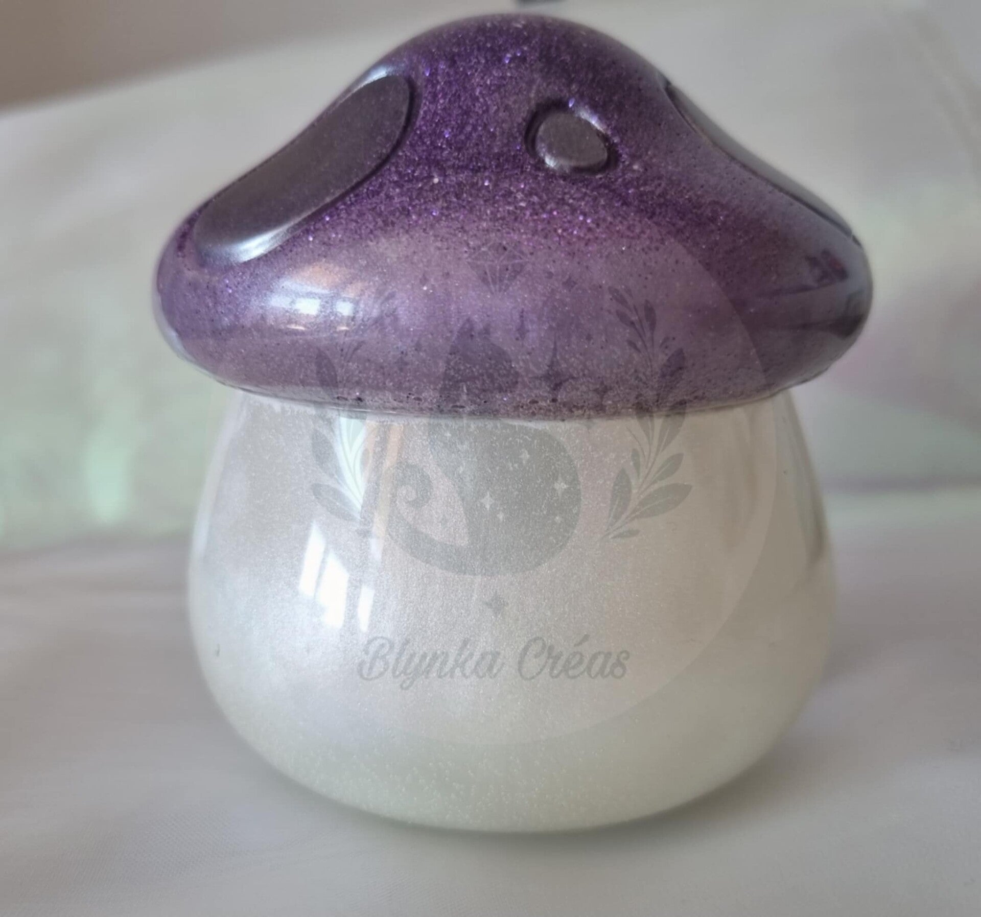 🍄 Pot Champignon en Résine – Fait Main (Stock Limité)