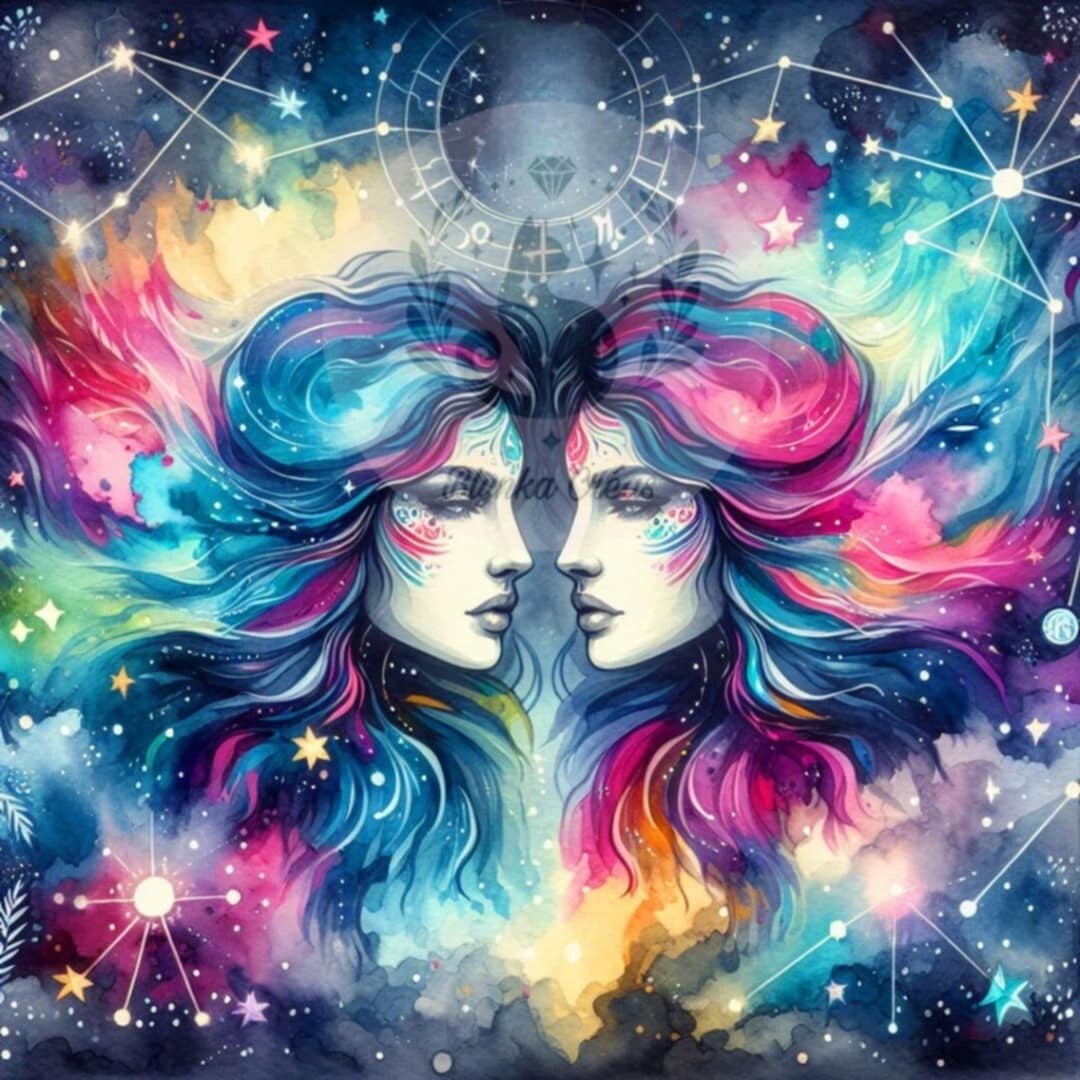 Signe Astrologique Gémeaux F de Lum'ia