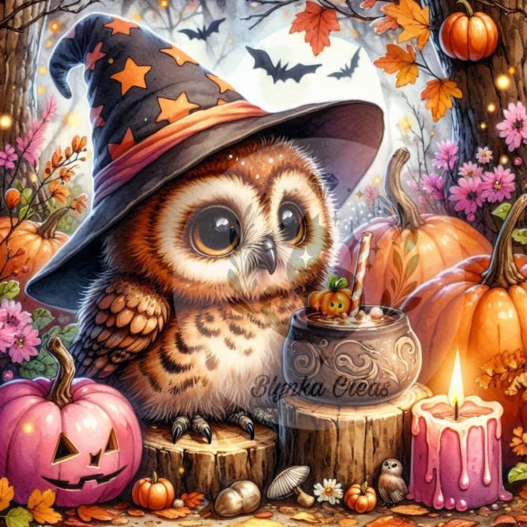 Chouette et Tasse Magique de Lum'ia