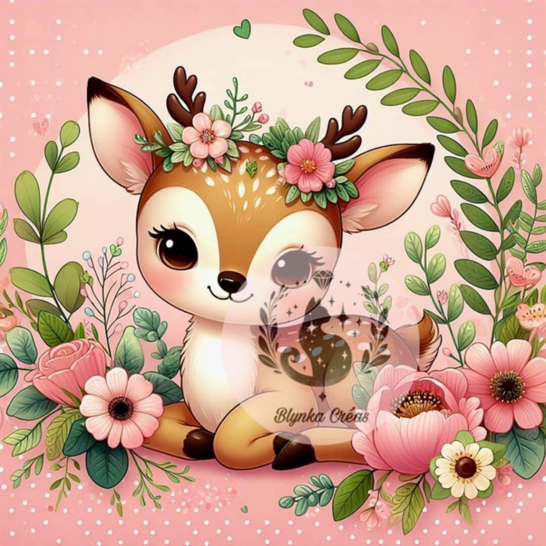 Le Faon aux Fleurs Magiques de Lum'ia