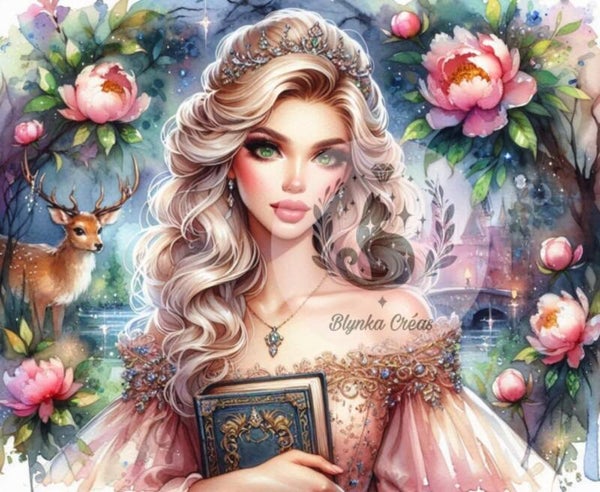 Le Cerf et la Déesse des Forêts de Lum'ia