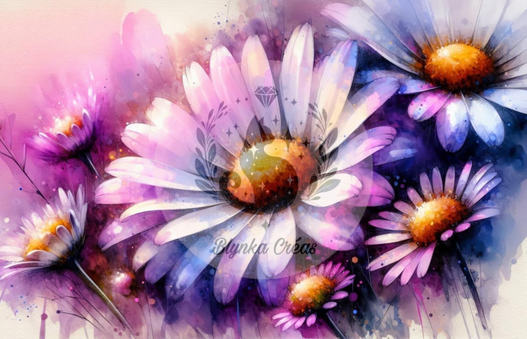 Peinture & Pétales de Lum'ia