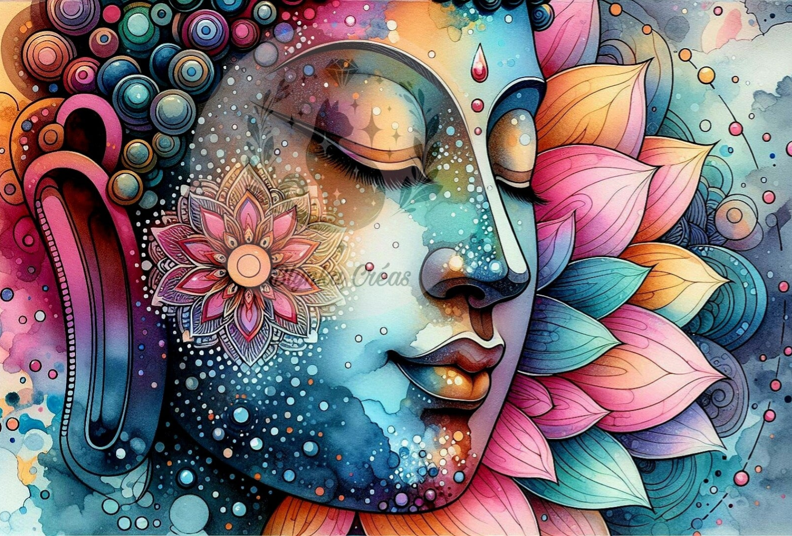 Harmonie des Couleurs : Le Bouddha de Lum'ia