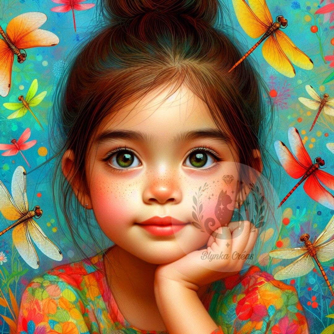 La fille aux libellules de Lum'ia