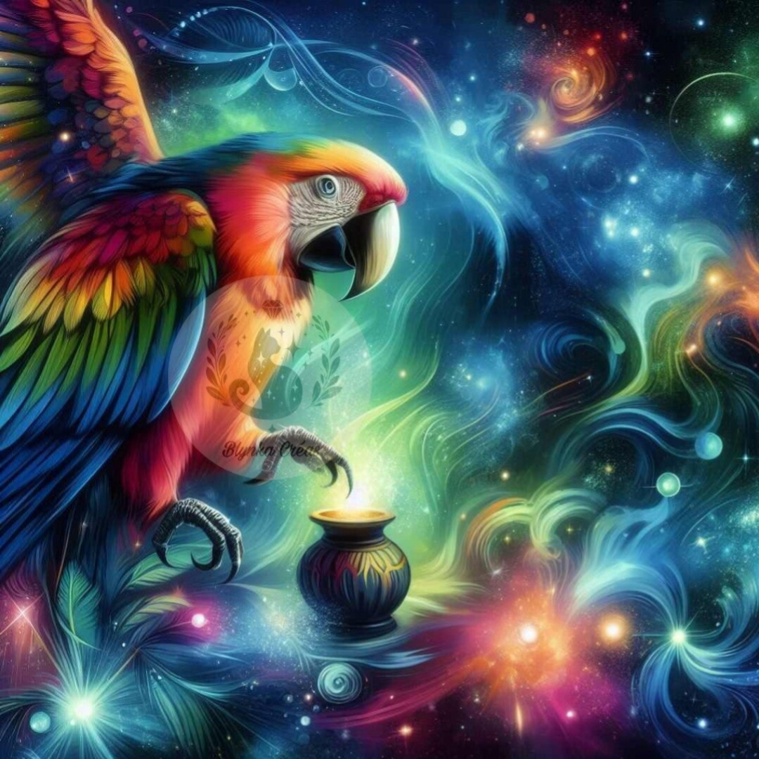 Le perroquet des Songes Étoilés de Lum'ia