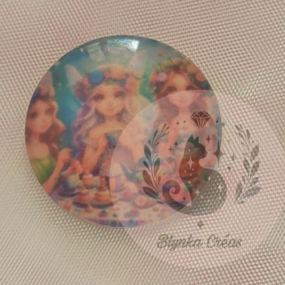 Cover-Minder en Verre :  Merveilles Sucrées : Le goûter des Fées