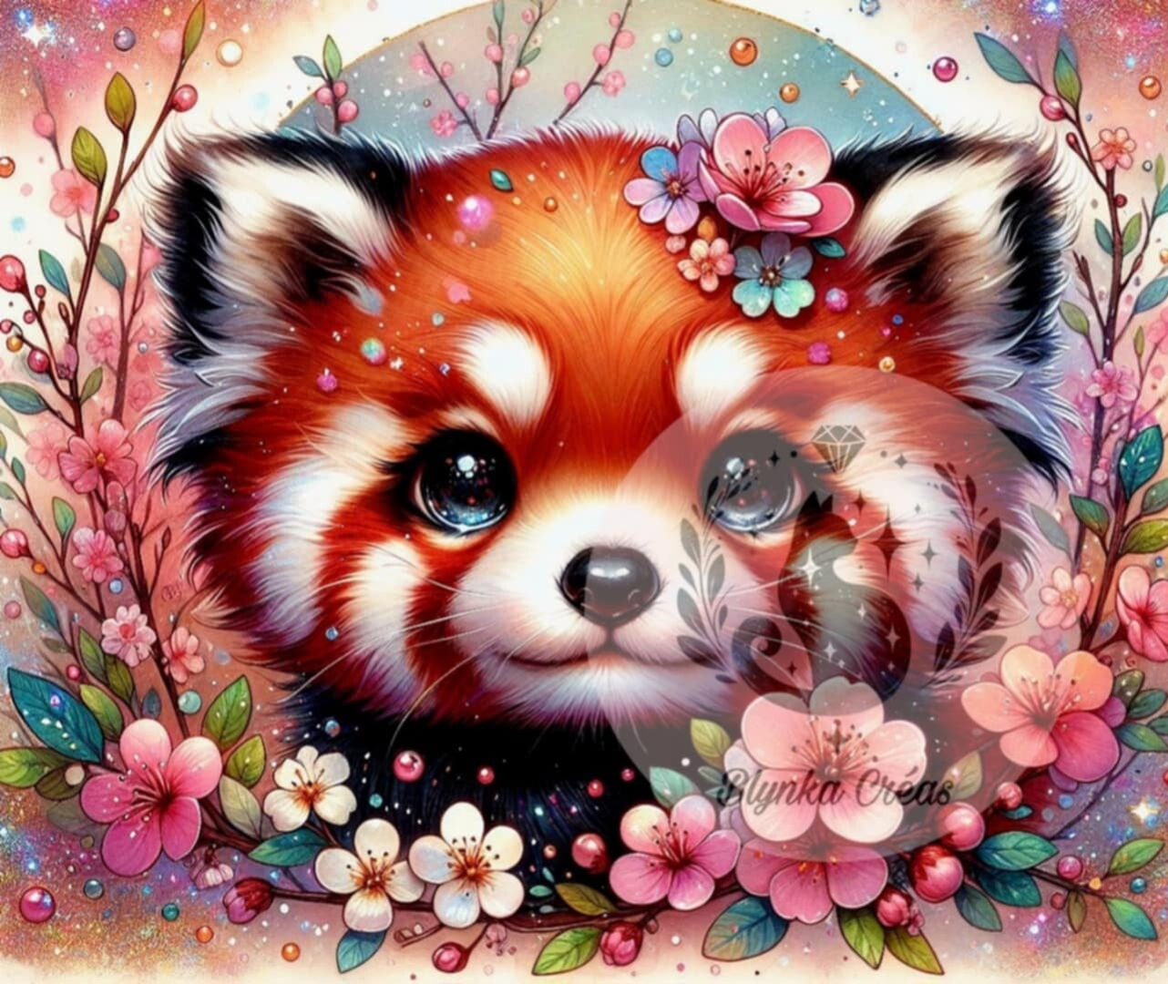 Rusty La Petite Panda Fleurie de Lum'ia