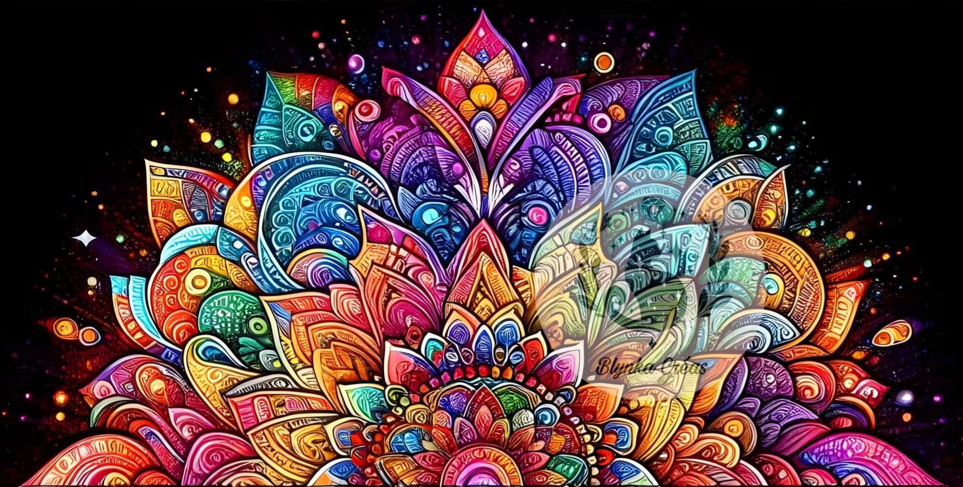 Mandala Multicolore de Lum'ia