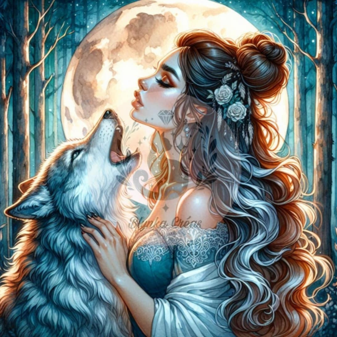 Caresse Lunaire : Le Rituel du Loup de Lum'ia