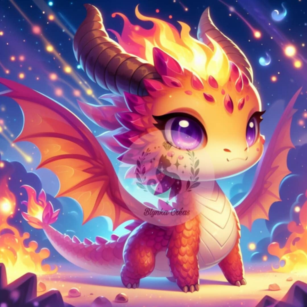 Flamme : Le Dragon de Feu de Lum'ia