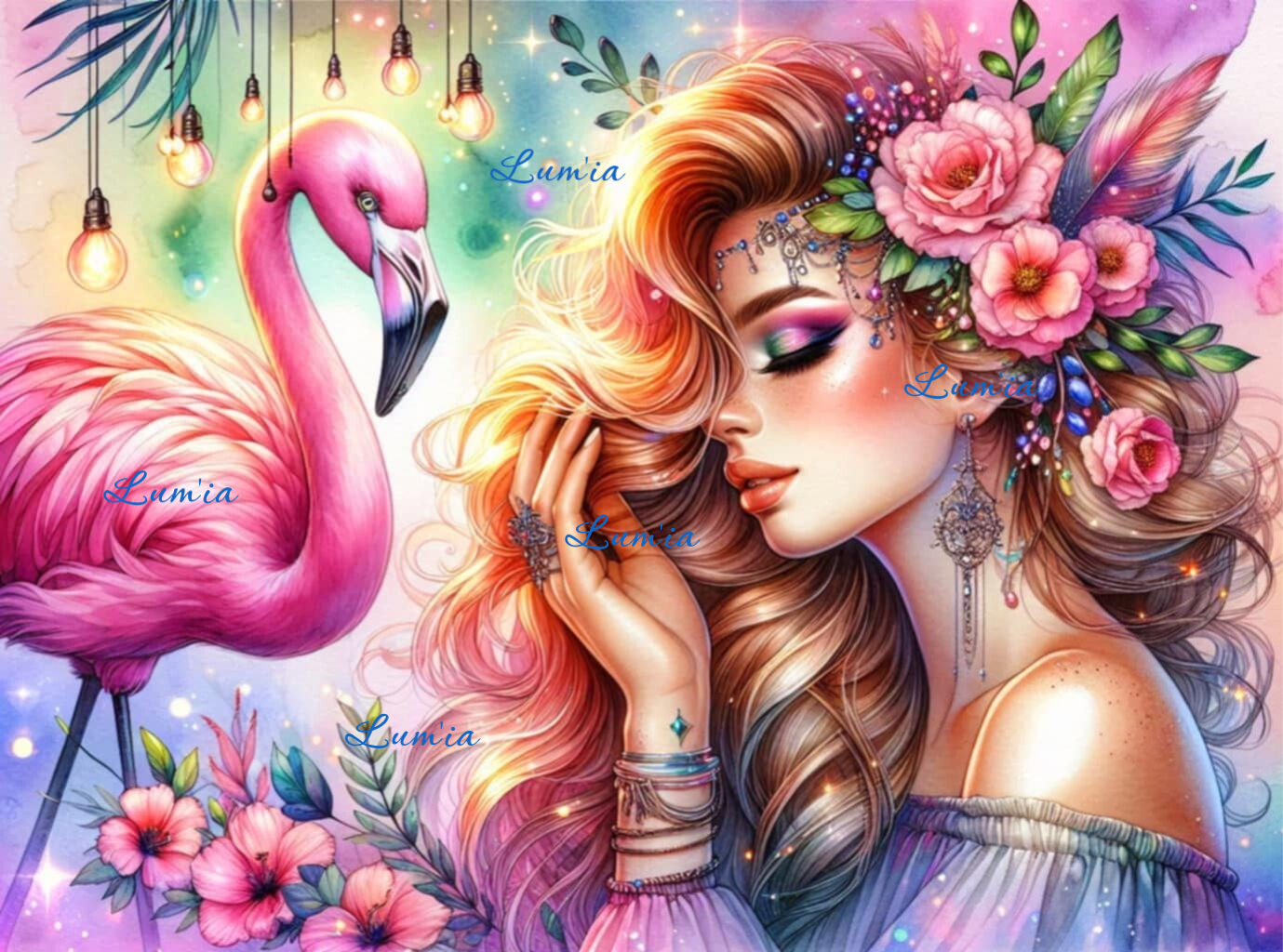 Symphonie Rose de Lum'ia