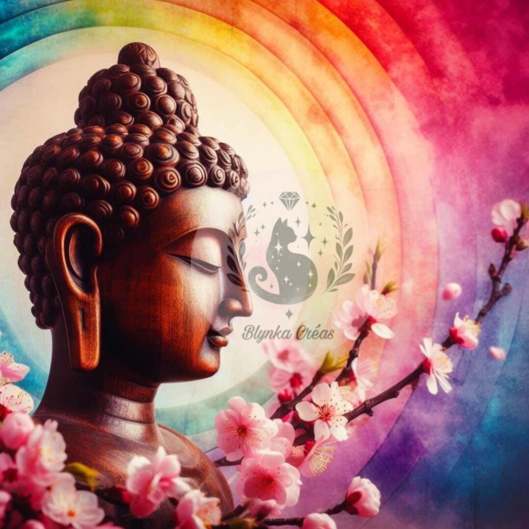 Bouddha aux Mille Couleurs de Lum'ia