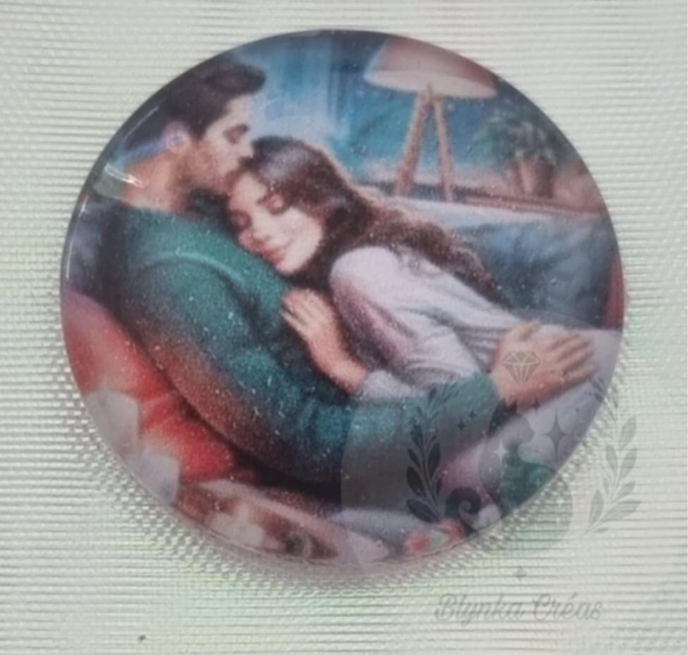 Cover-Minder en Verre Toile : Cœur à cœur