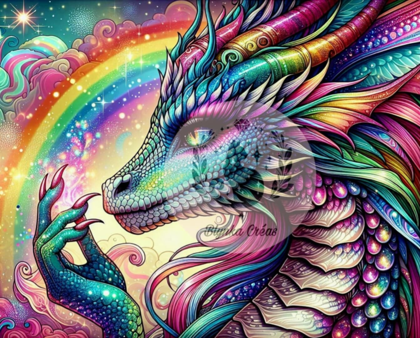 Gardienne du Crépuscule Arc-en-Ciel de Lum'ia