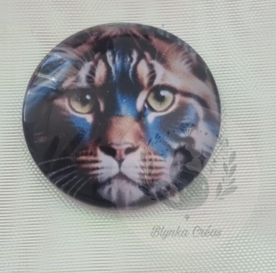 Cover-Minder en Verre Toile : Galaxy Cat