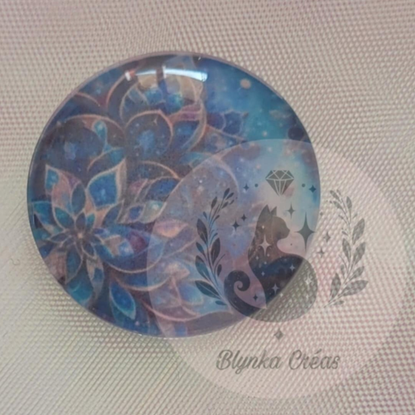 Cover-Minder en Verre : Bleu Infini