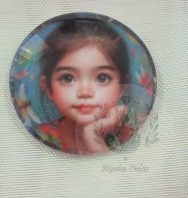 Cover-Minder en Verre Toile : La Fille aux Libellules