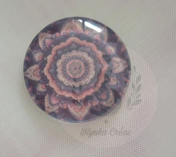 Cover-Minder en Verre : Vibrations Pourpres