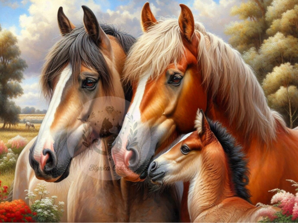 Joie du Pré : Chevaux et Poulin de Lum'ia