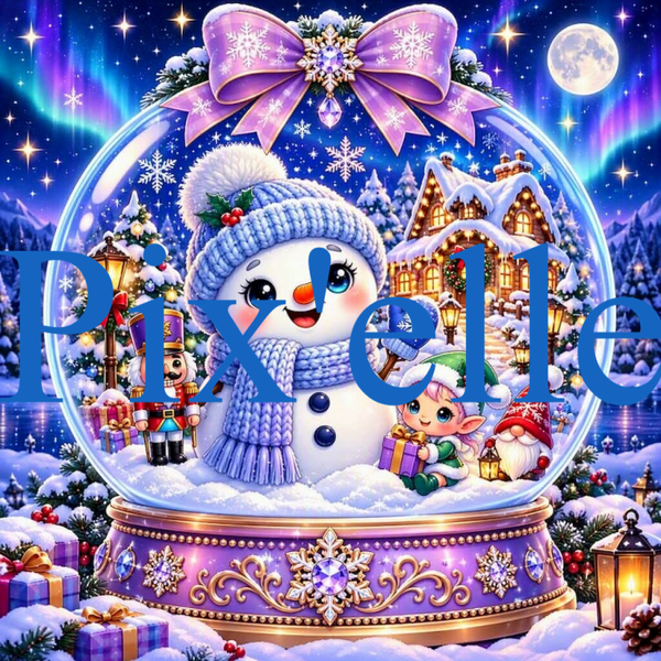 Un joli Noël sous Verre de Pix'elle Paillette