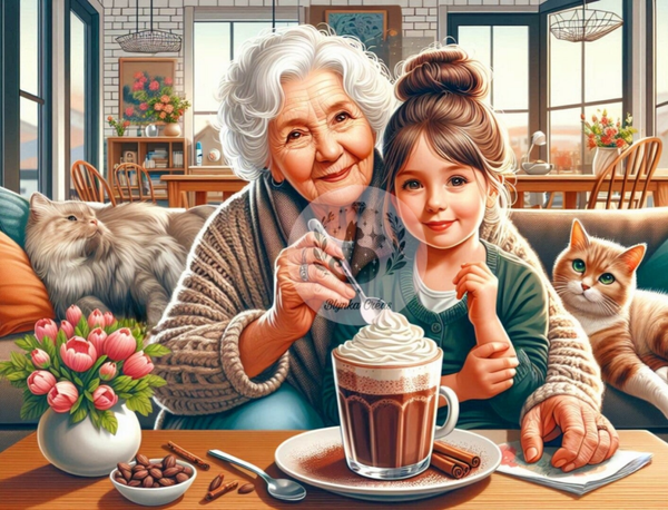 Câlins et Chocolat chaud de Lum'ia