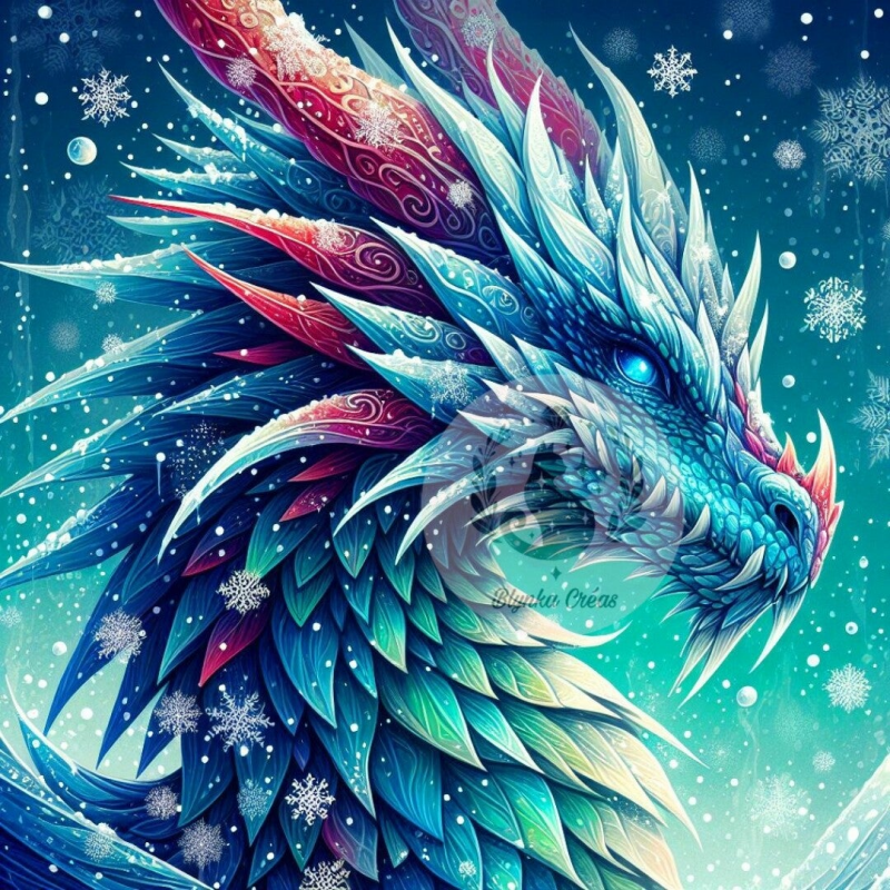 En Stock : Le Dragon des Neiges Mystiques de Lum'ia