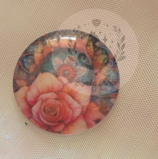 Cover-Minder en Verre : L'enchantement des Rêves fleuris