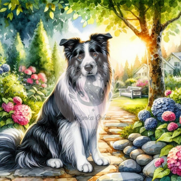 Sous les Rayons d'Or : Le Border Collie de Lum'ia