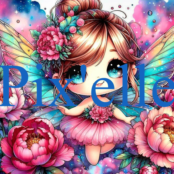 Gudule Aux Mille Couleurs de Pix'elle Paillette