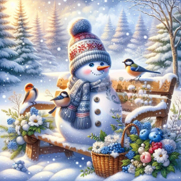 Bonhomme de Neige et Compagnie de Lum'ia