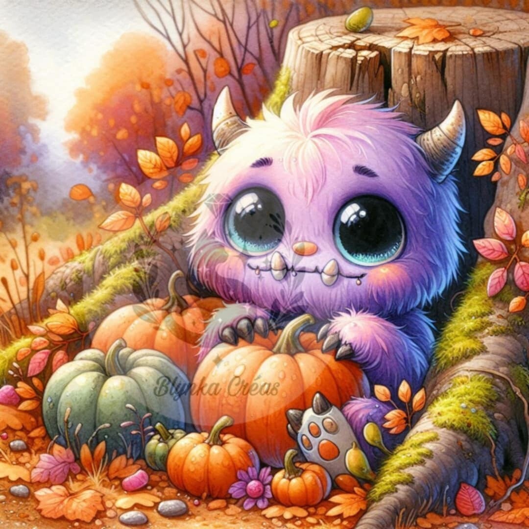 Frimousse et les trésors d’automne de Lum'ia