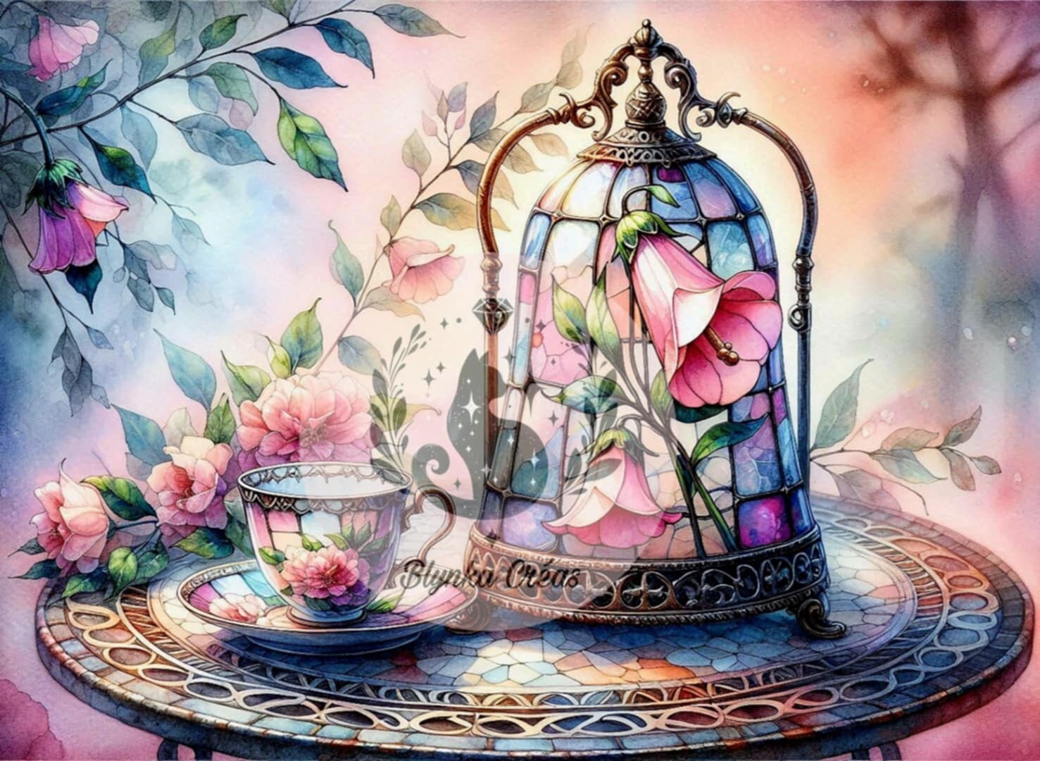 Fleurs et Thé : Évasion Poétique de Lum'ia