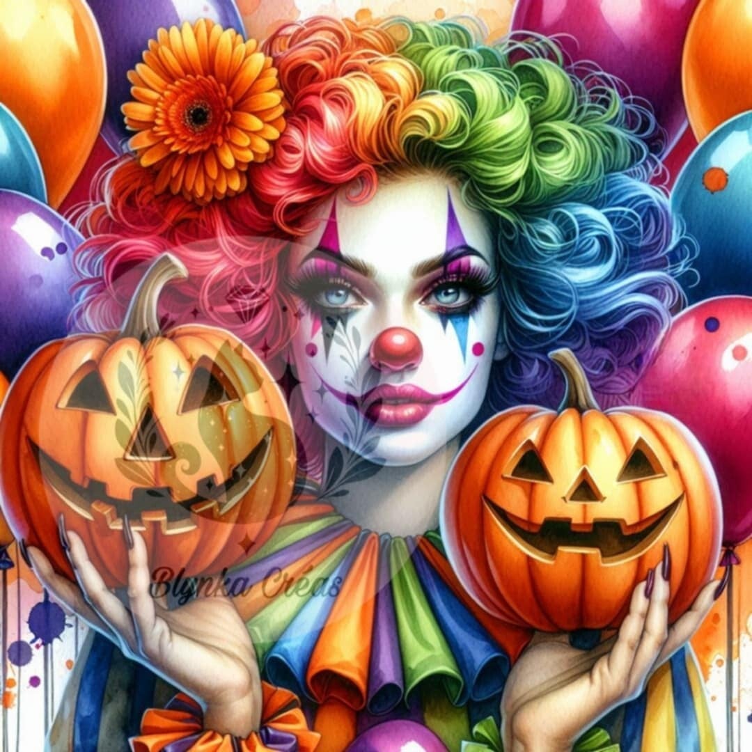 La Clown Arc-en-Ciel et ses Citrouilles Magiques de Lum'ia
