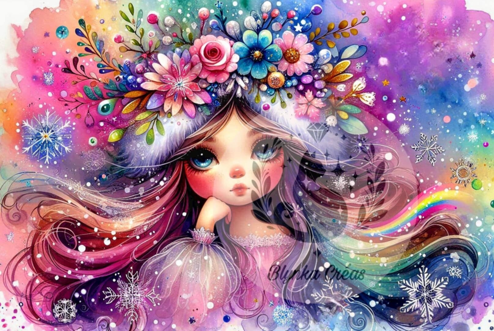 Lilas Petite princesse des fleurs de Lum'ia