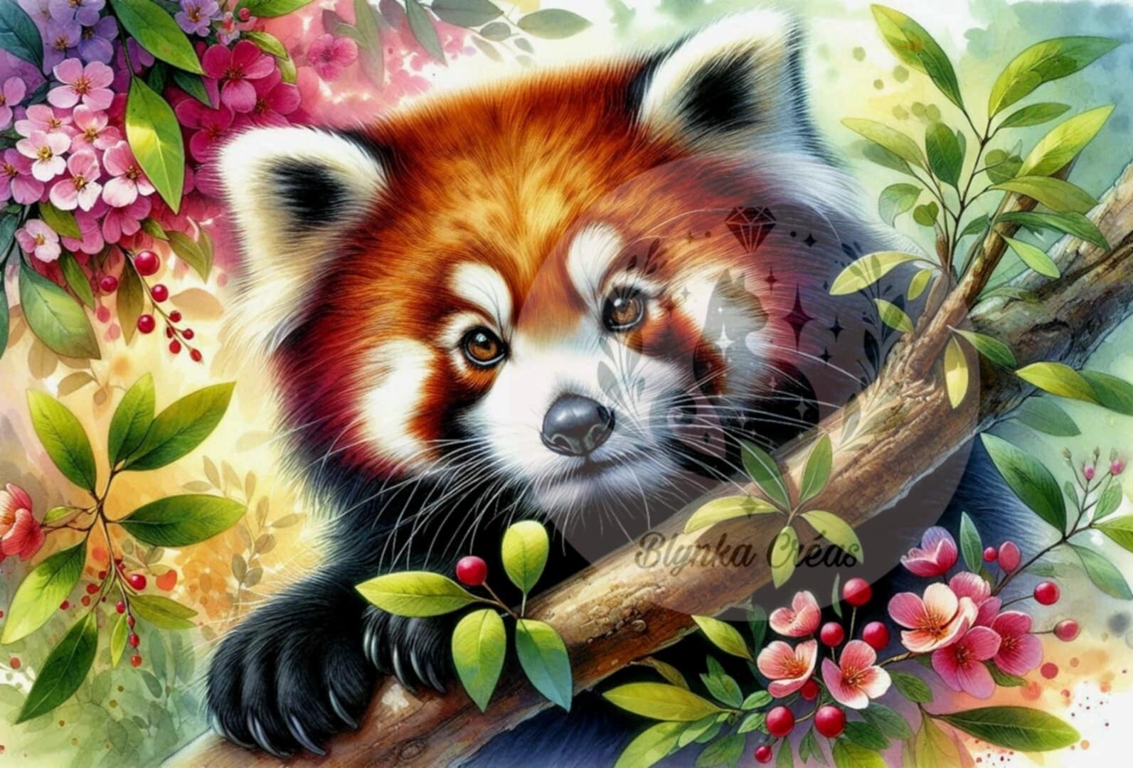 Le Gardien des Fleurs : Le Panda Roux de Lum'ia