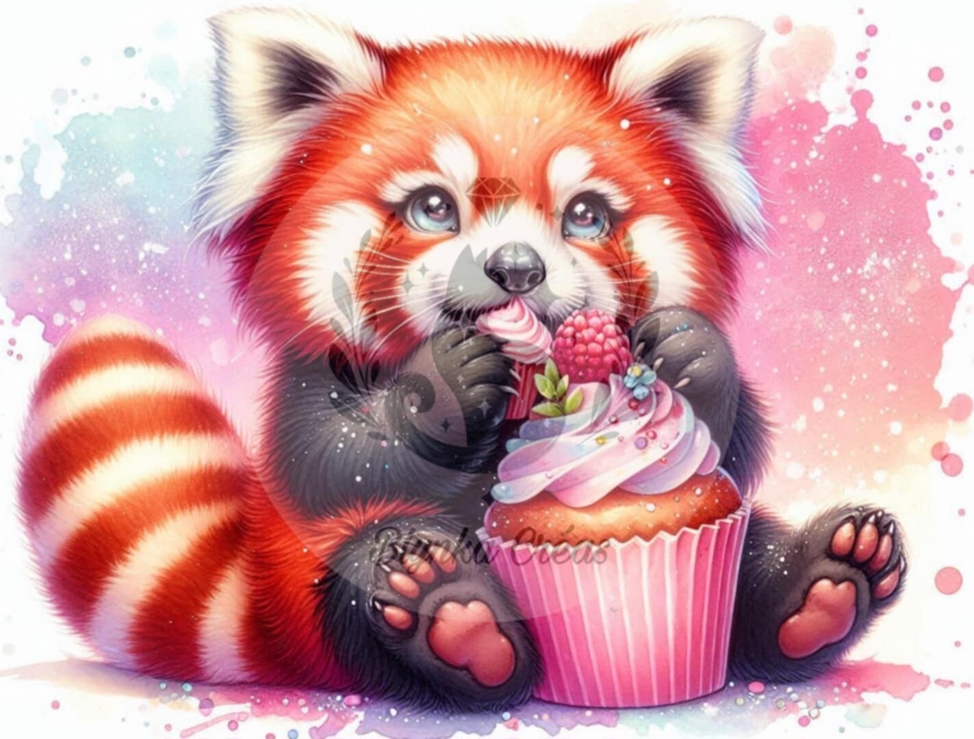 Le Panda roux et le Cupcake Magique de Lum'ia
